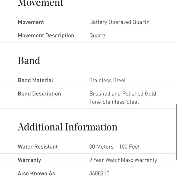 Movado Bold diamond Gold-Tone Timepiece - Picture 9 of 9